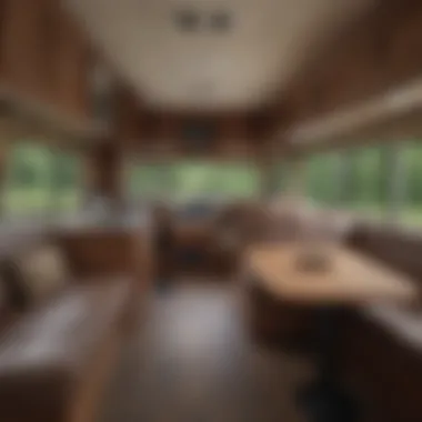 Elegant and Roomy Interior of Louisiana Camper Spacious and Comfortable Interior of Louisiana Sportsman Camper