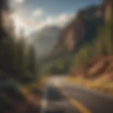 Breathtaking Scenery on the Journey Spectacular Landscape Along the Route