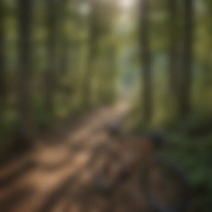 Spectacular Overlook Point at Hiawatha Mountain Bike Trail