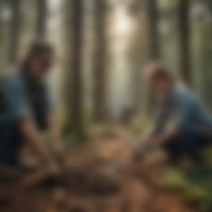 Community Engagement in Tree Planting Initiatives Community members actively participating in a tree planting event