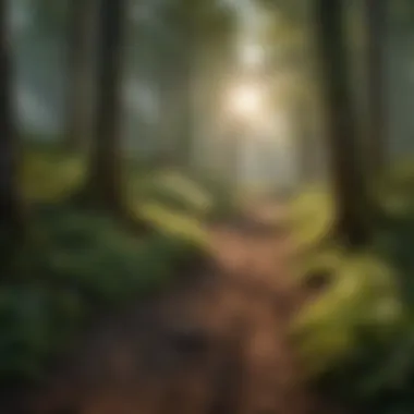 The Benefits of a Thriving Green Forest A thriving green forest showcasing the benefits of tree planting