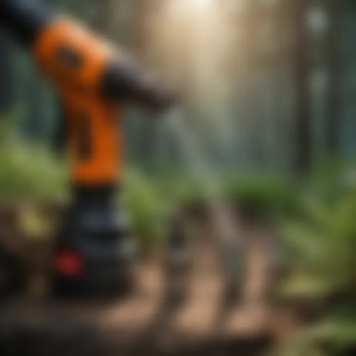 Maintenance tools and cleaning supplies for sprayer nozzles