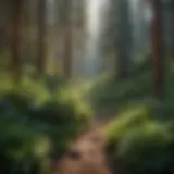 Verdant Botanical Diversity Lush Vegetation in Squaw Valley Patch