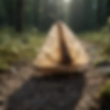 A close-up view of a sticky moth trap showcasing captured moths.