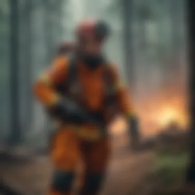 Tactical Approach in Firefighting Operations Strategic Firefighting Maneuver Illustration