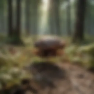 An illustration of environmental management strategies to reduce tick populations