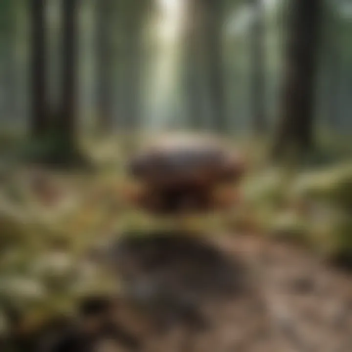 An illustration of environmental management strategies to reduce tick populations