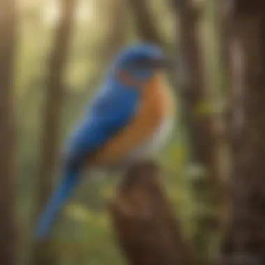 Ecological habitat for bluebirds
