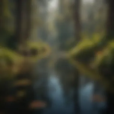 Submerged Pond Plants in Sacramento