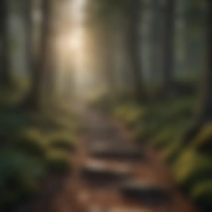Tranquil Forest Trail at The Summit