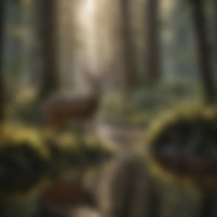 Wildlife Encounter in Forest Lakes
