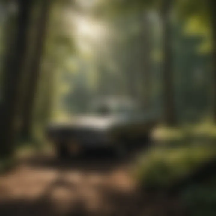 Nature's Spotlight: Illuminating Brooklyn's Forests Sunlight Peeking Through Brooklyn Forest Foliage