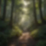 Sunlit Canopy Trail at Blackwater Falls State Park