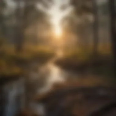 Sunrise Over Florida Deer Hunting Grounds Sunrise Over Florida Deer Hunting Grounds