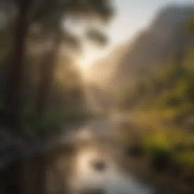 Sunrise Over San Gabriel River