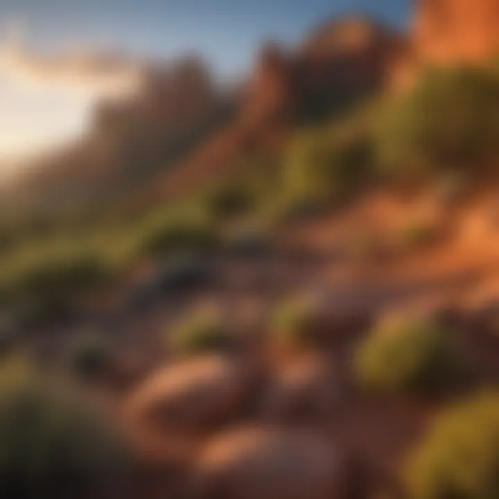 Sunrise Over Sedona Red Rocks