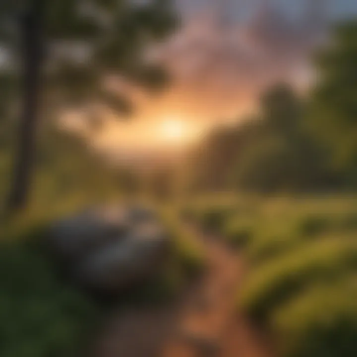 Sunrise Over Shawnee National Forest