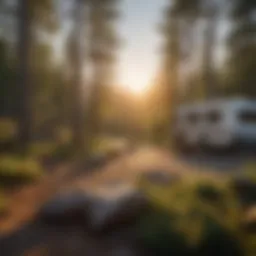 Sunrise over White Mountains Campground