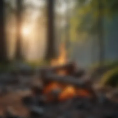 Magical Campfire Moments Sunset Campfire