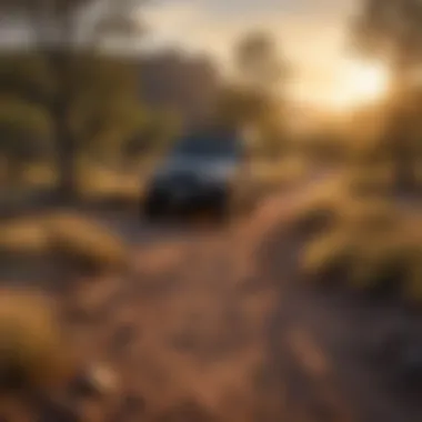 Sunset Glow on Tucson's Jeep Trail Adventure