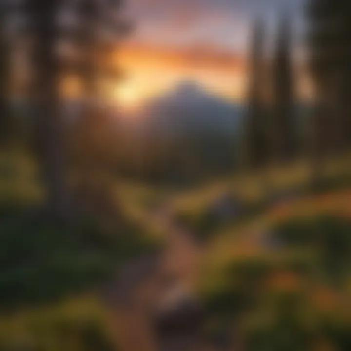 Sunset Glow on Mount Hood Oregon