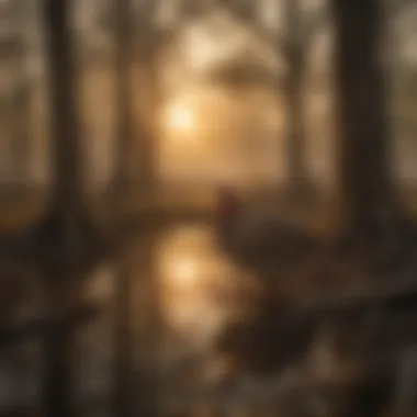 Sunset Glow Over Louisiana Turkey Hunt