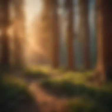 Sunset Glow over Sequoia National Park