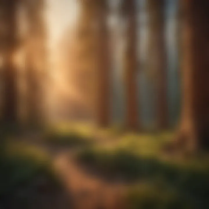 Sunset Glow over Sequoia National Park