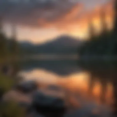Serenity of Sunset at Pike Lake Sunset Over the Horizon at Pike Lake