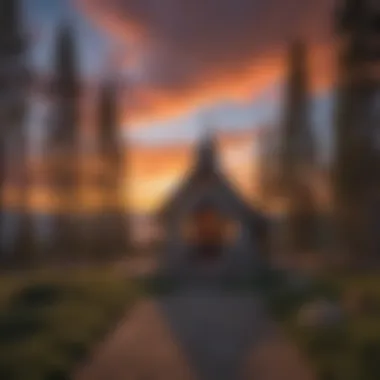 Sunset over Lake Tahoe's Chapel of Love