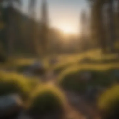 Sunset over Manastash Ridge Trailhead