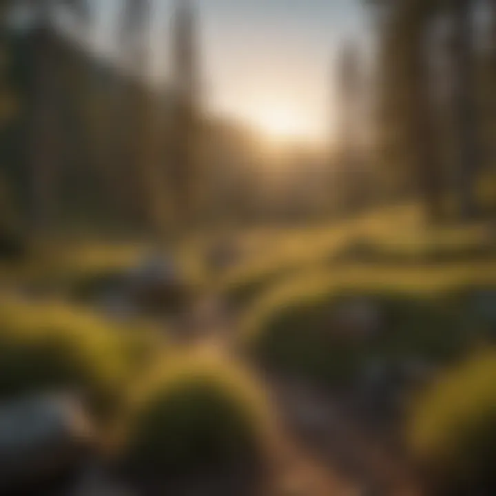 Sunset over Manastash Ridge Trailhead