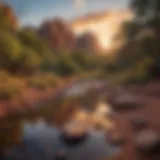 Sunset over Sedona's Red Rock Campground