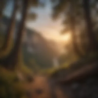 Sunset Overlooking Seven Falls Trail