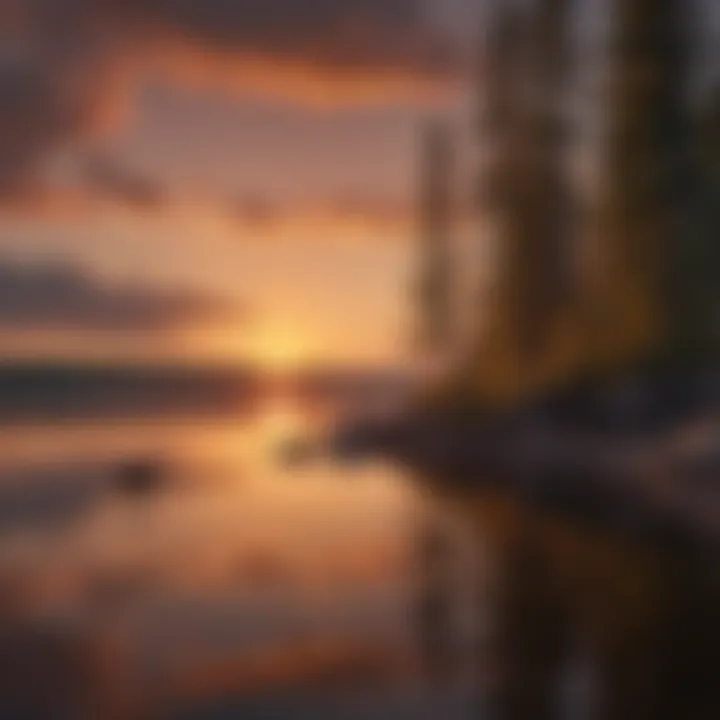 Sunset Reflection on Lake Superior