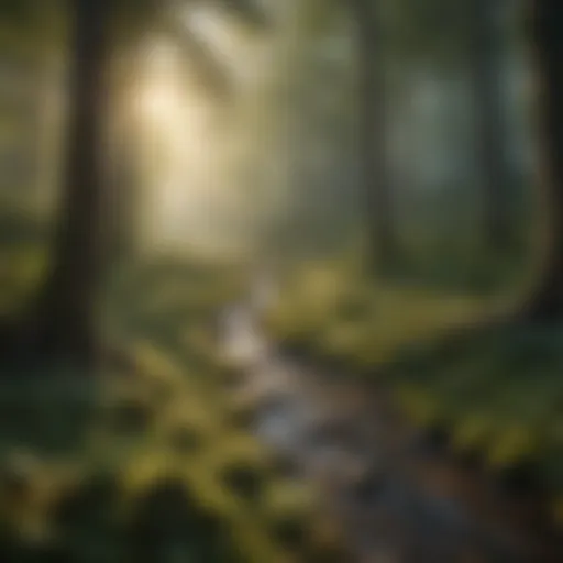 Illustration depicting the delicate balance of ecosystems