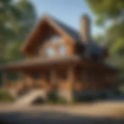 Satterwhite Log Home Kit Exterior Design