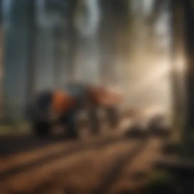 Harvesting timber sustainably in a forest setting