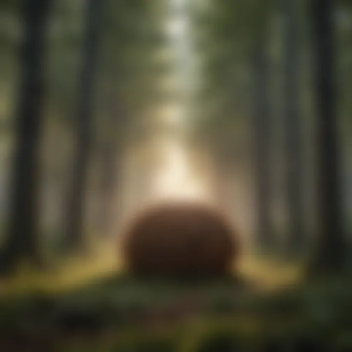 Symbiotic relationship between toasted chestnut lowes and forest wildlife