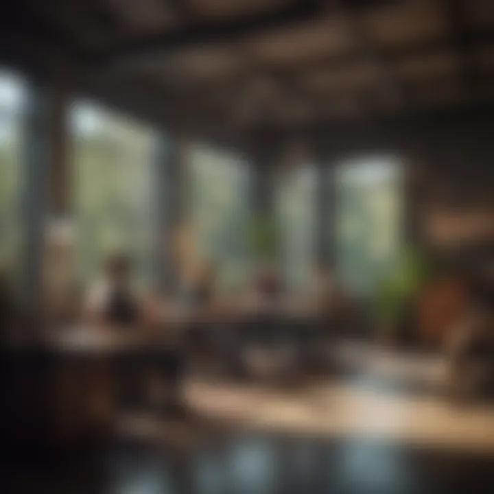 Tech startup team brainstorming in a Sonora City coworking space