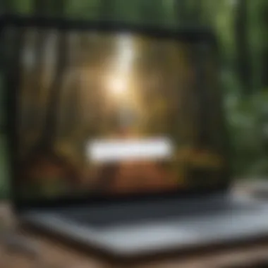 A close-up of a laptop screen showing job listings for temporary roles.