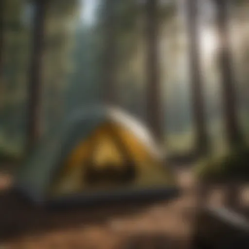 Modern tent pole design for Coleman River Gorge 6 Person Tent