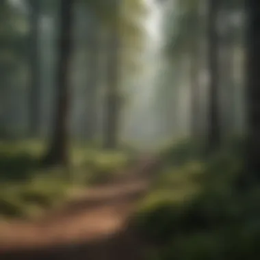 Historical Echoes in Woodland Serenity