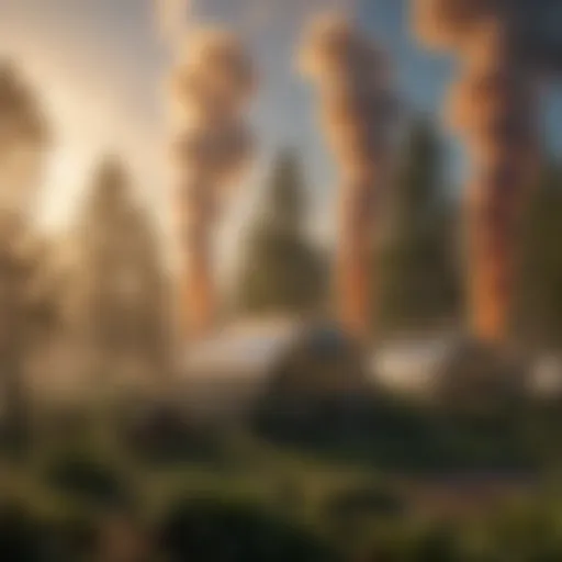 Representation of greenhouse gas accumulation over time