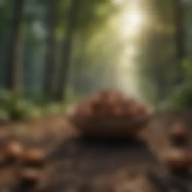 Sustainable Practices in Nutmeg Cultivation A visual representation of sustainable forestry practices related to nutmeg cultivation