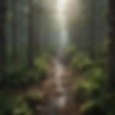 Greenhouse Gas Emissions: Deforestation vs. Forest Preservation Comparative infographic showing greenhouse gas emissions from deforested versus forested areas.