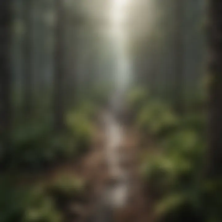 Greenhouse Gas Emissions: Deforestation vs. Forest Preservation Comparative infographic showing greenhouse gas emissions from deforested versus forested areas.