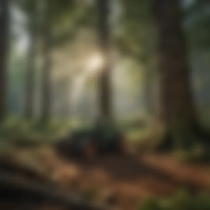 A digital platform displaying tree-planting initiatives and their global impact.