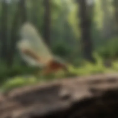 Impact of Winged Aphids on Forestry Practices A detailed chart showcasing the impact of winged aphids on forestry practices and pest control.