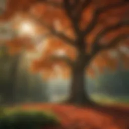 A healthy tree showcasing vibrant foliage